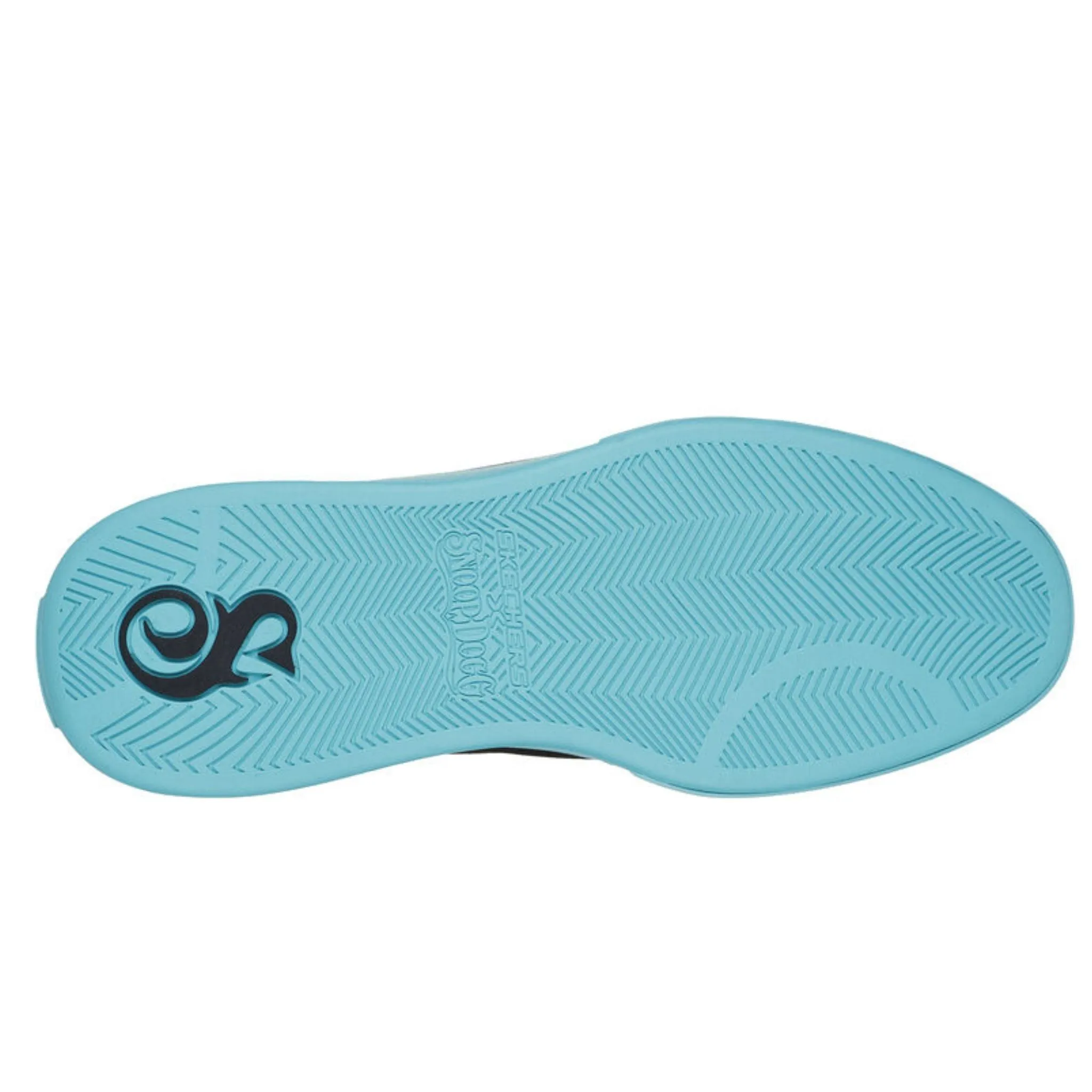 Skechers Men's 251032 Snoop One-OG Tela Black Aqua Slip-ins Casual Shoes