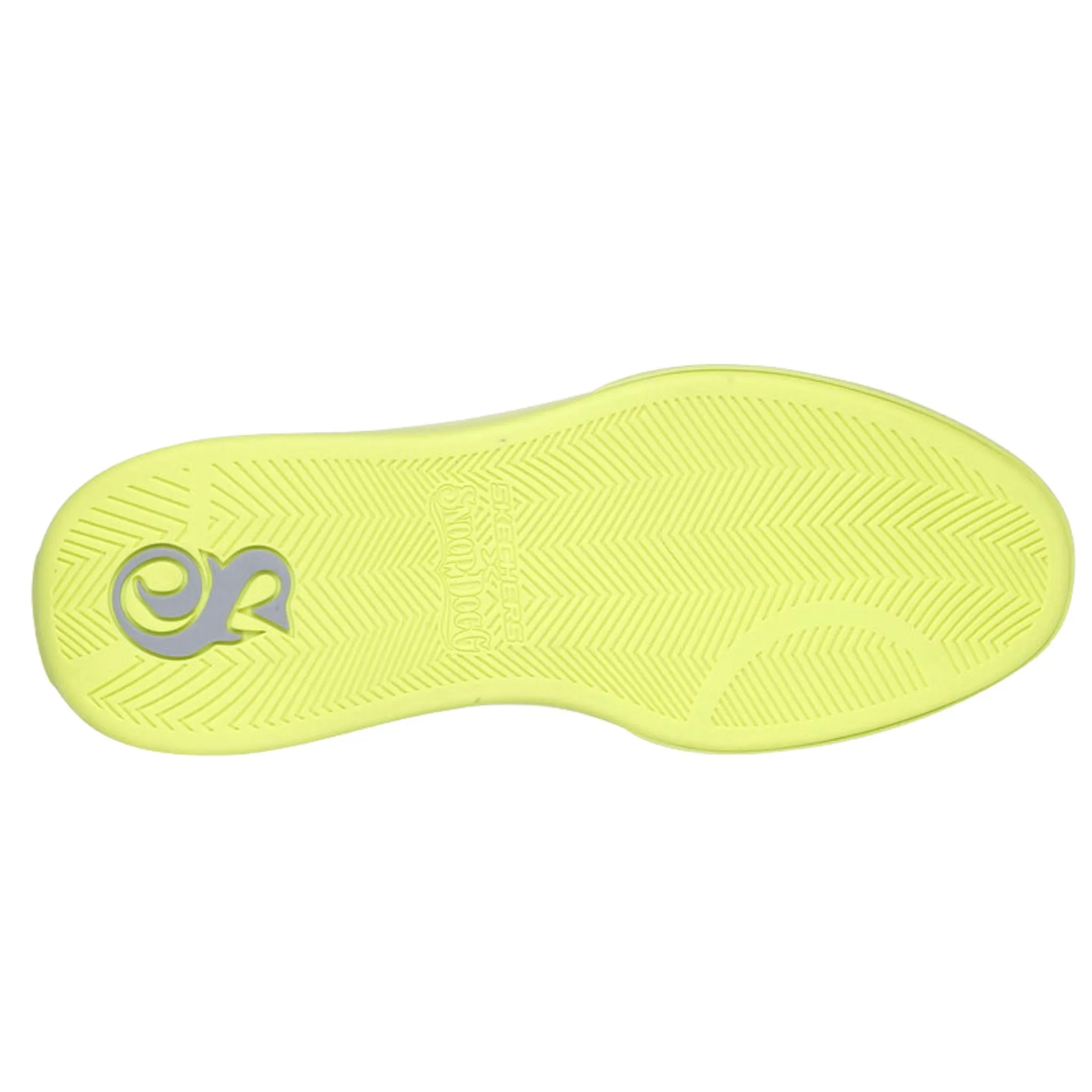 Skechers Men's 251032 Snoop One-OG Tela Gray Lime Slip-ins Casual Shoes