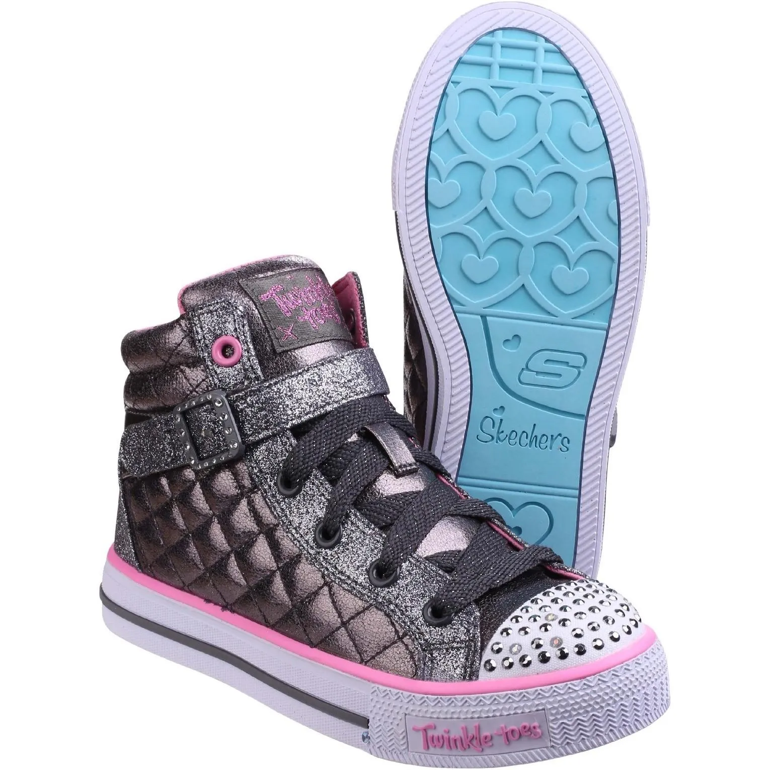 Skechers Twinkle Toes Shuffles - Sweetheart Sole Shoes