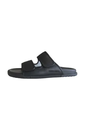 Slide V Nappa Plonge Black