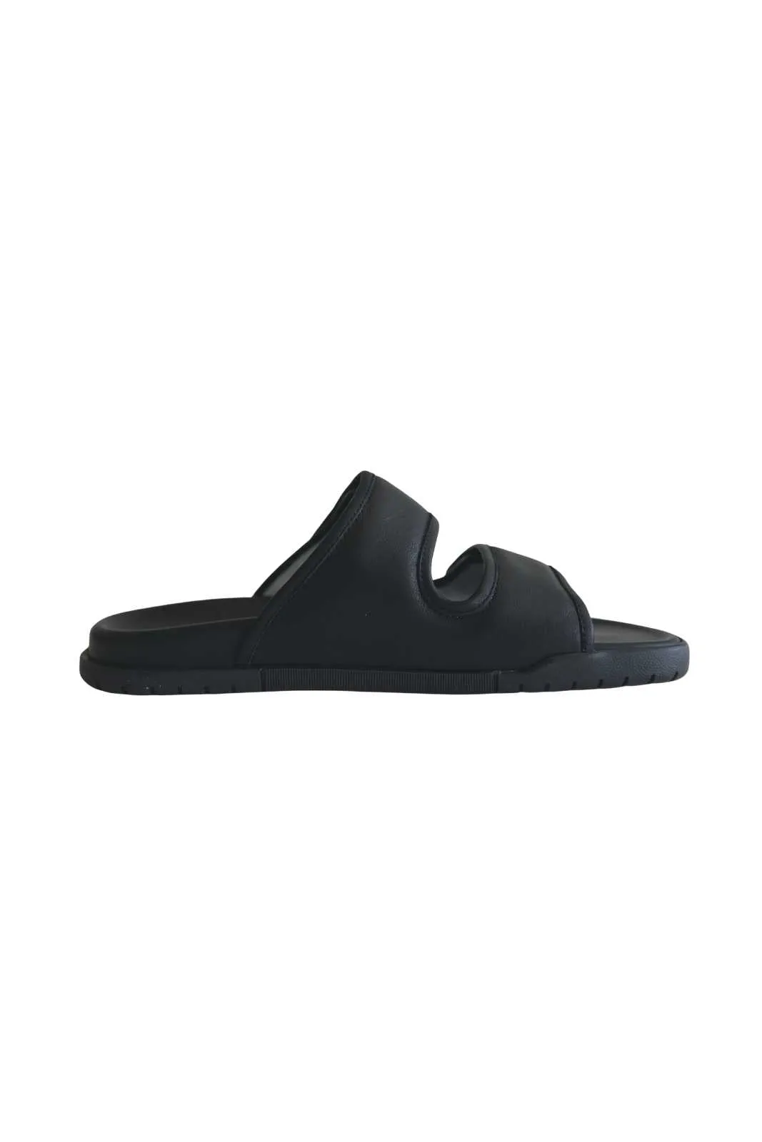 Slide V Nappa Plonge Black