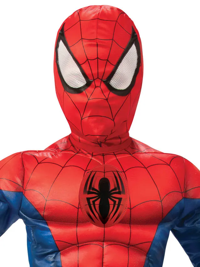 SPIDER-MAN DELUXE LENTICULAR COSTUME, CHILD