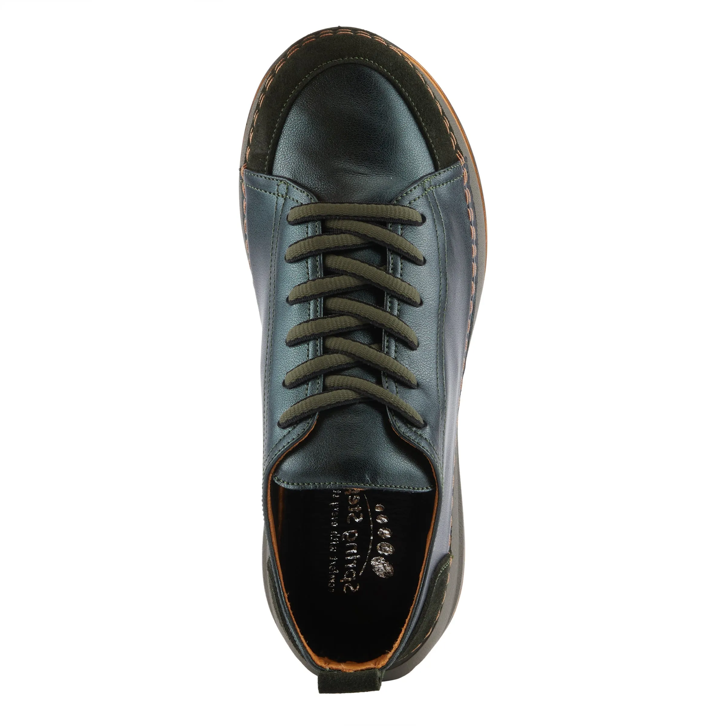 Spring Step Shoes Angolan Women's Elegant Sporty Leather Sneakers