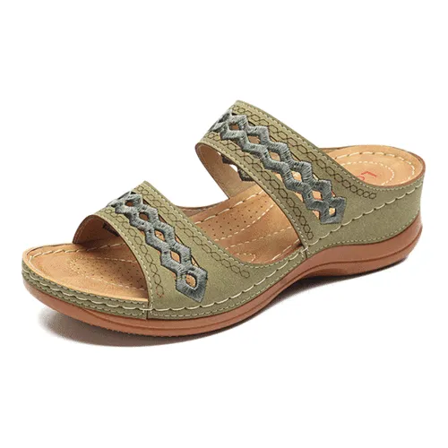 Stitching Comfy Casual Wedges Sandals