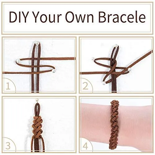 Suede Cord Faux Leather Cord String for Bracelet Necklace Beading Jewelry DIY Crafts