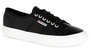 SUPERGA 2750 EFGLU Black Leather Shoe