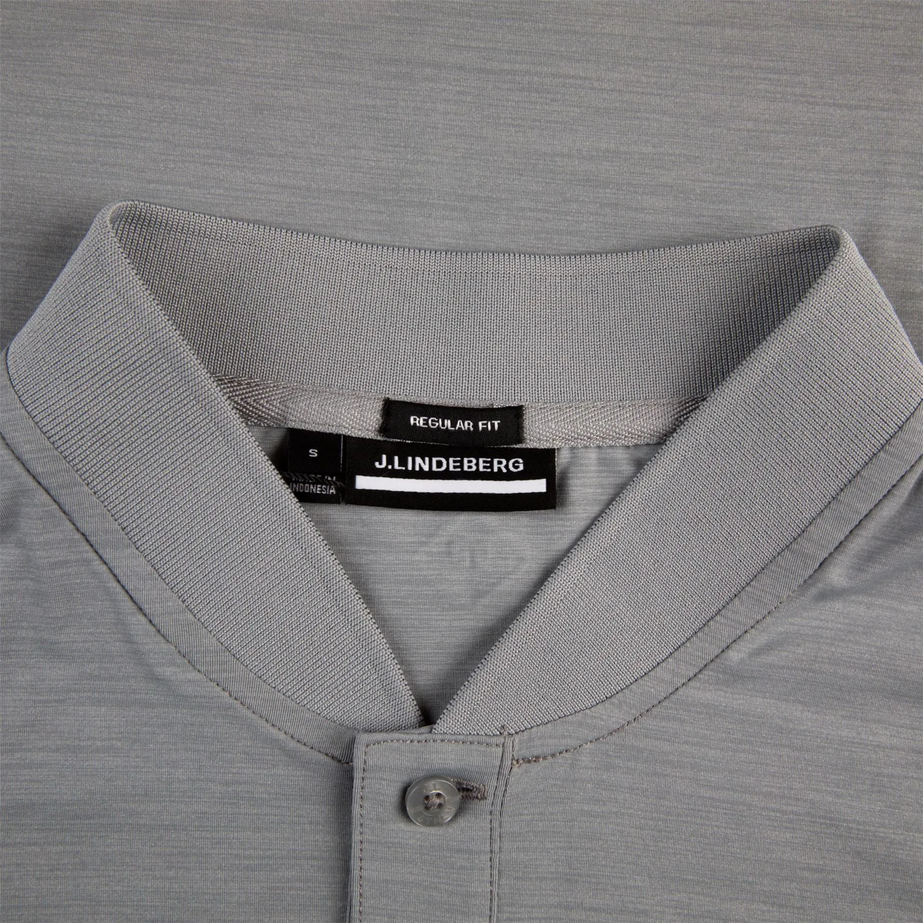 Timothy Regular Fit Polo Grey Melange - AW23