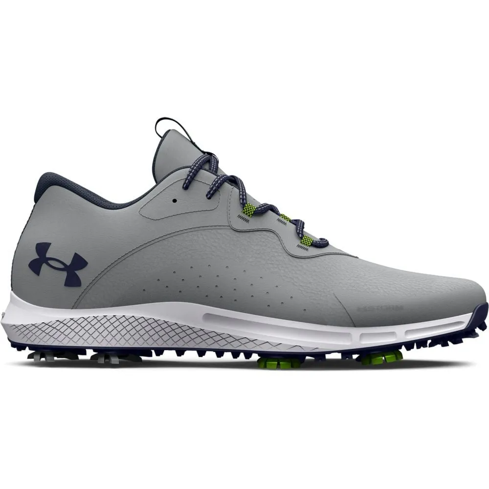 Under Armour Charged Draw 2 Wide Fit Waterproof Spiked Shoes - Mod Grey/Midnight Navy
