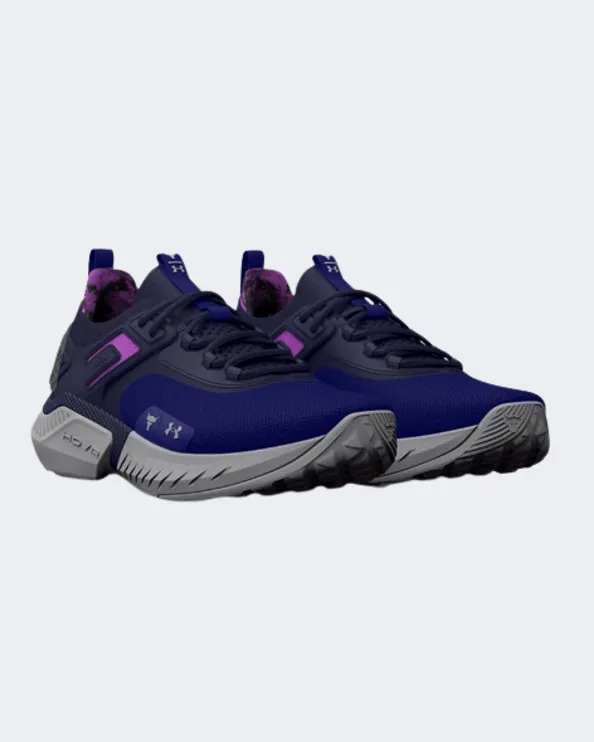 Under Armour Project Rock 5 Disrupt Men Training Shoes Blue/Navy 3025976-401