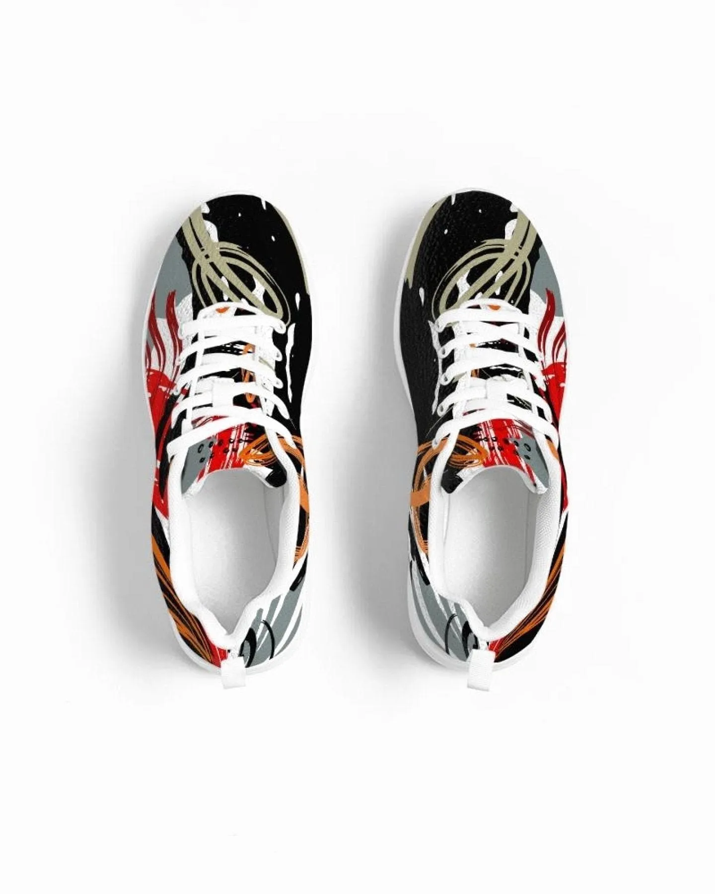 Uniquely You Womens Sneakers - Multicolor Retro Style Low Top Canvas Running Shoes by inQue.Style