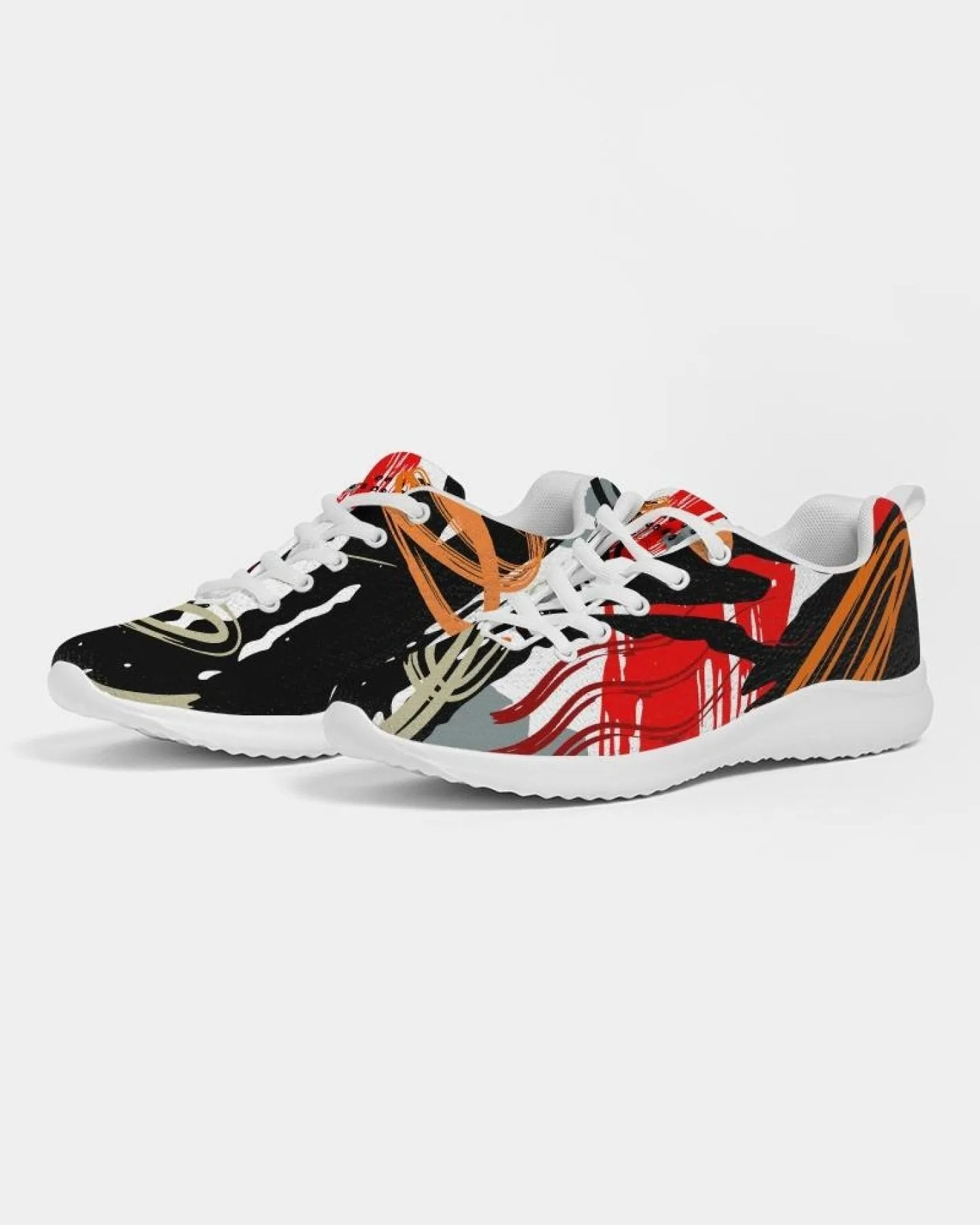 Uniquely You Womens Sneakers - Multicolor Retro Style Low Top Canvas Running Shoes by inQue.Style