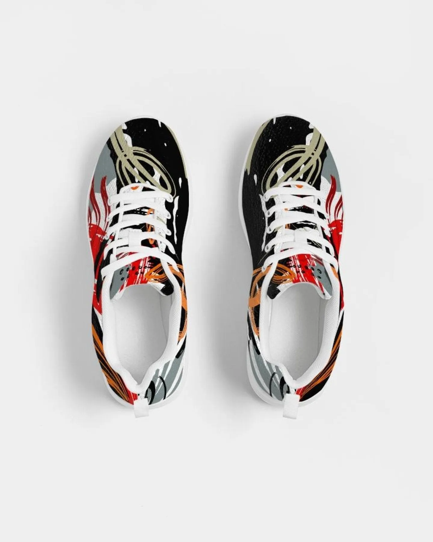 Uniquely You Womens Sneakers - Multicolor Retro Style Low Top Canvas Running Shoes by inQue.Style