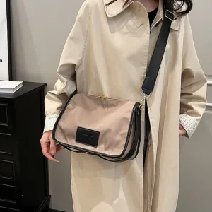 Versatile Large Capacity Casual Messenger Bag Texture Comfortable