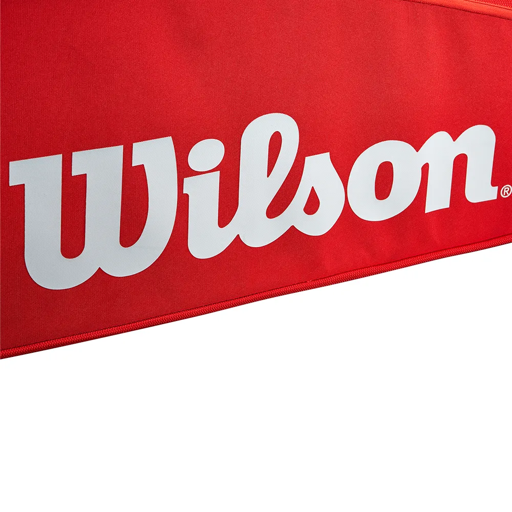 Wilson Super Tour 15-Pack Red Tennis Duffle Bag