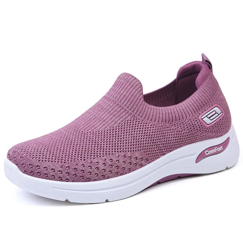 Women Comfortable Knitted Sneakers