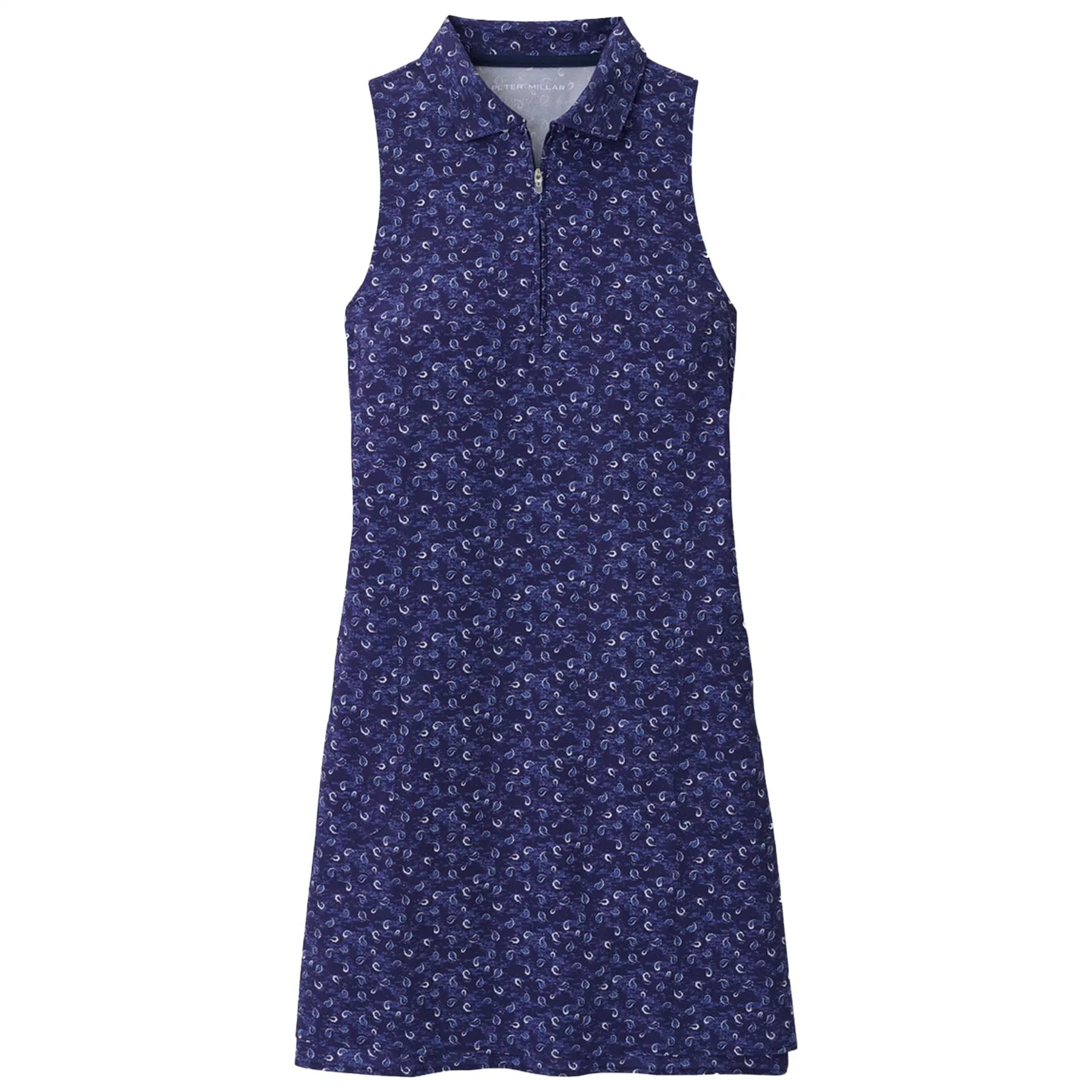 Womens Carner Tossed Paisley Sleeveless Sport Dress Navy - SS24