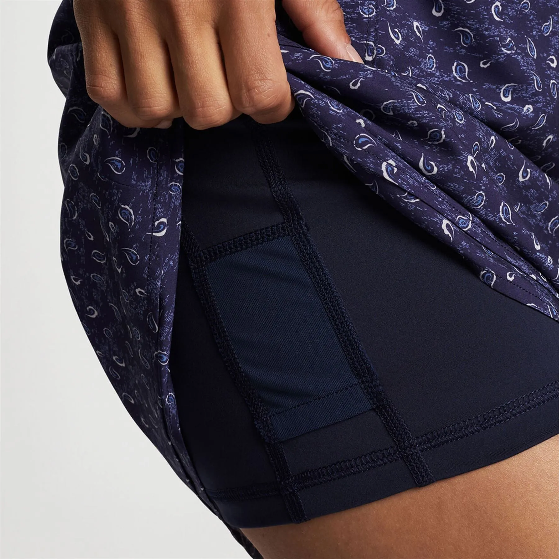 Womens Carner Tossed Paisley Sleeveless Sport Dress Navy - SS24