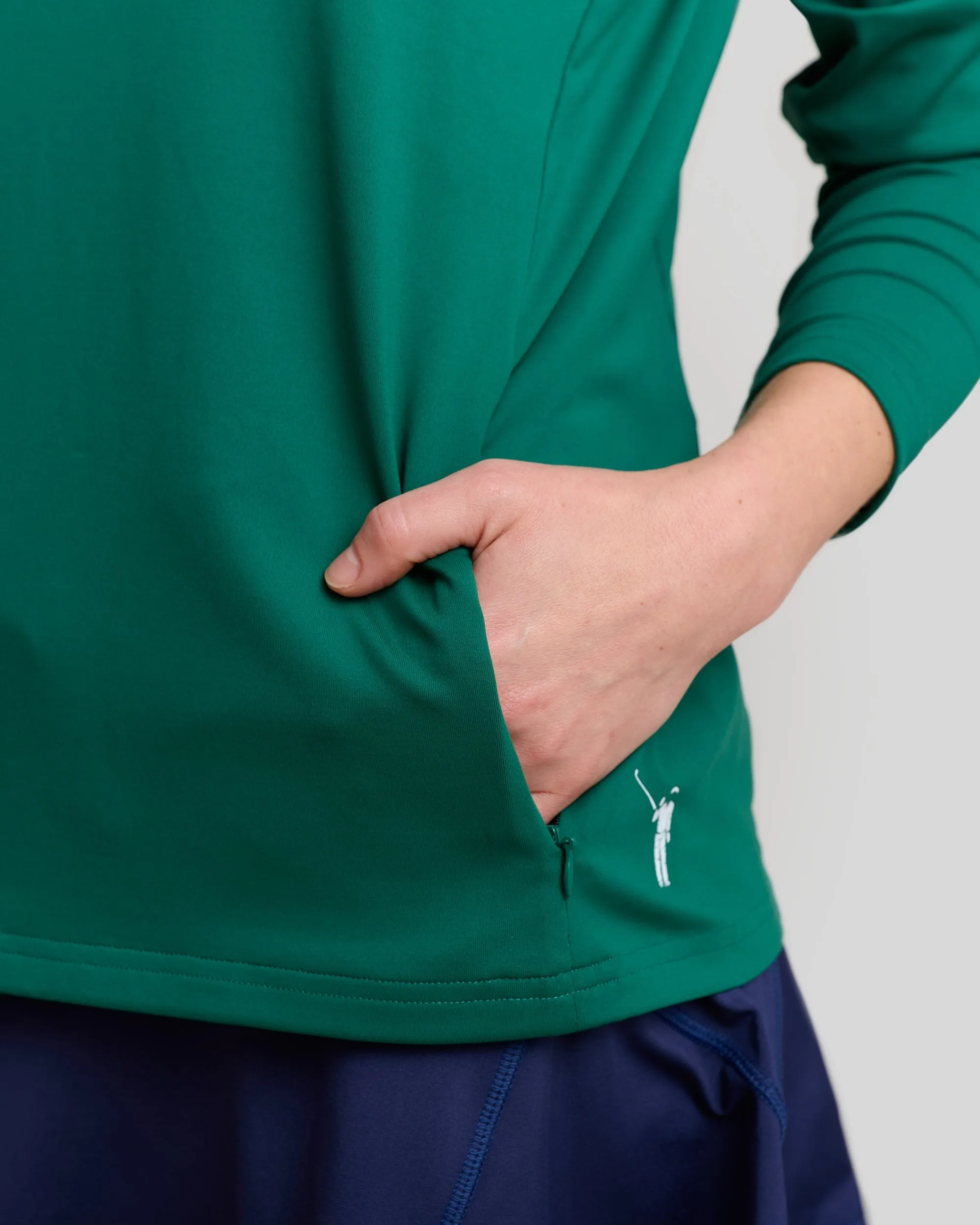 Women's Chip Shot Pocket Pullover | Green