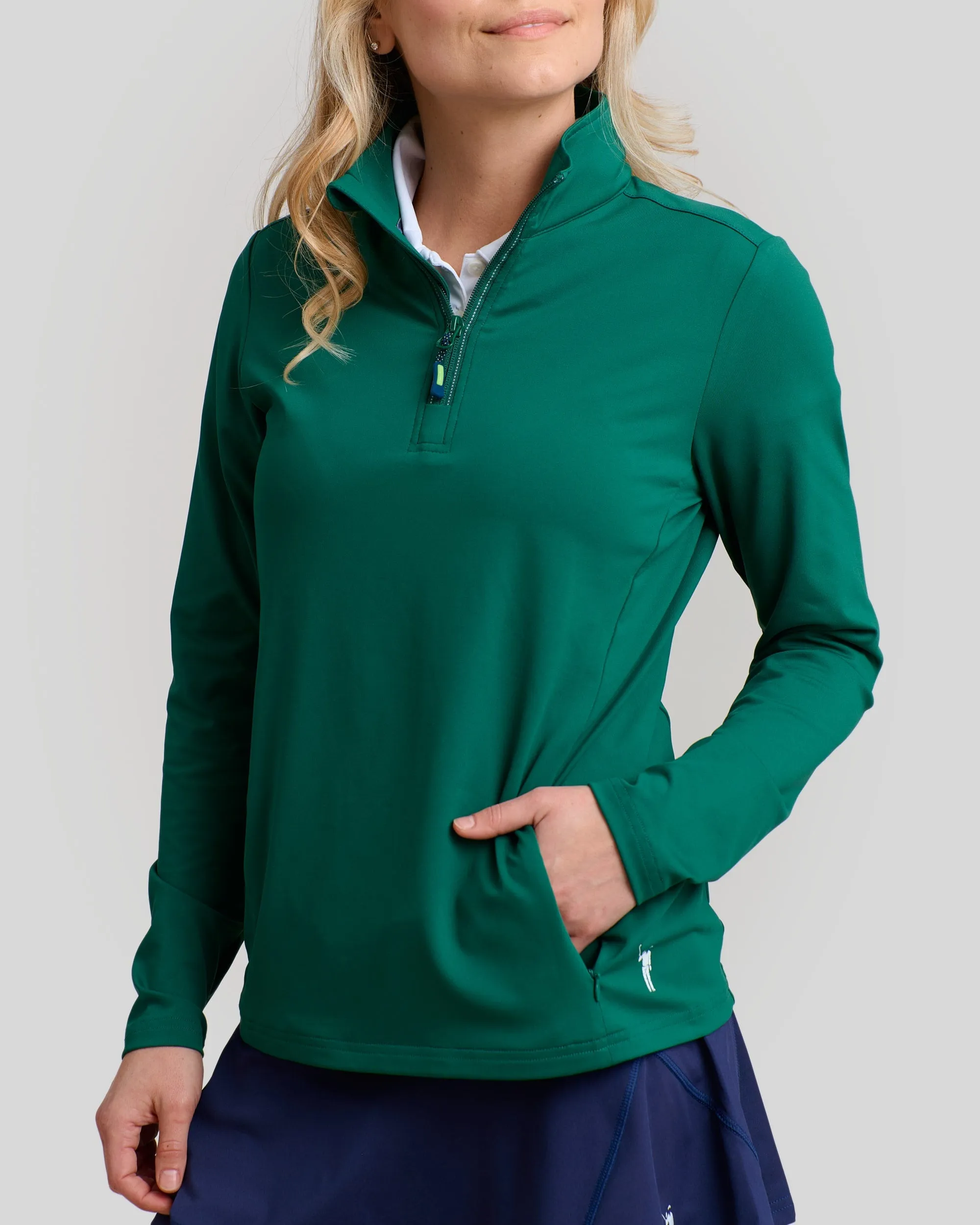 Women's Chip Shot Pocket Pullover | Green