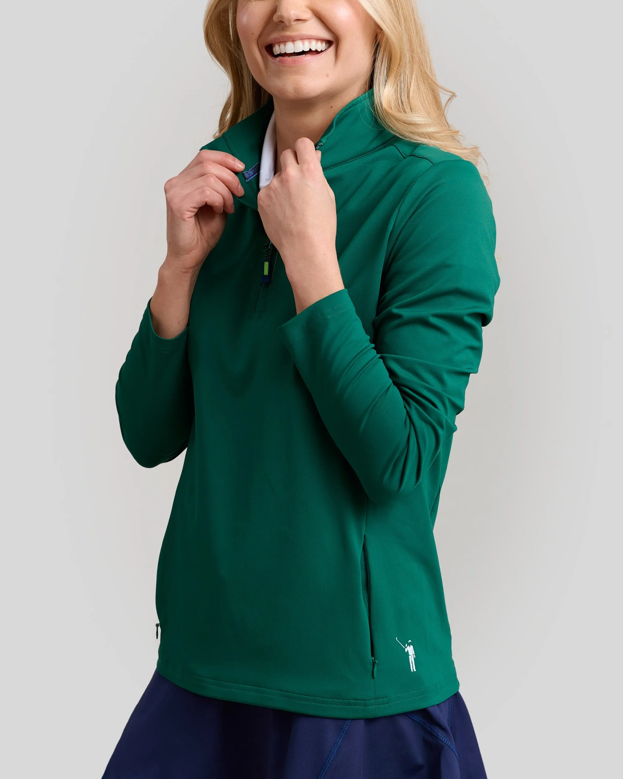 Women's Chip Shot Pocket Pullover | Green