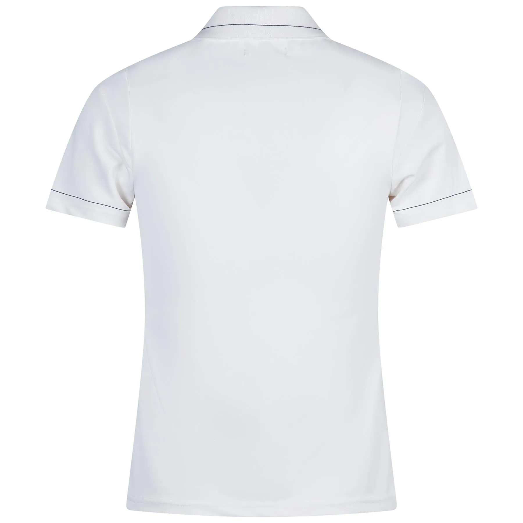 Womens Paloma Polo Snow White/Pageant Blue - 2024