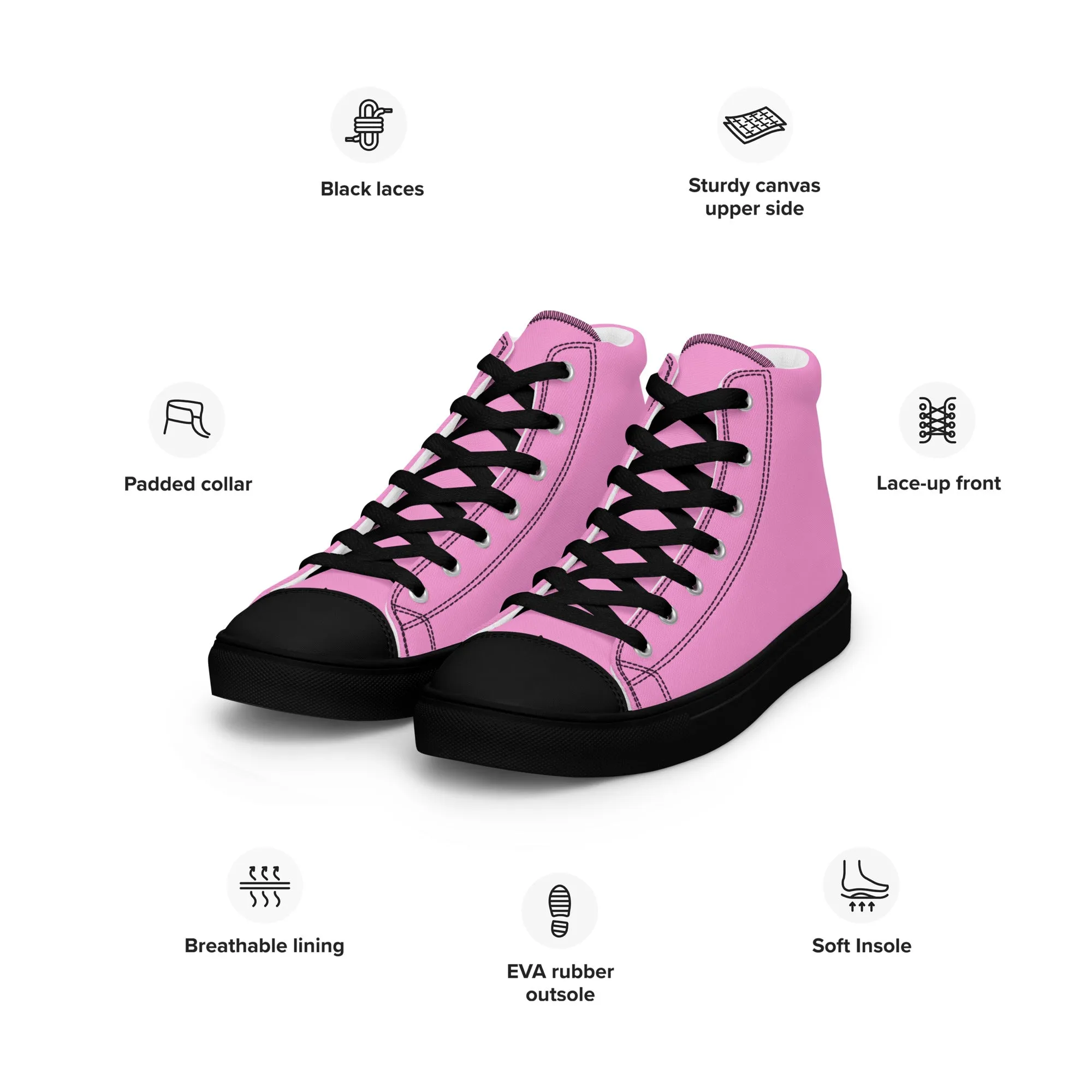 Women’s Pink High Top Shoes