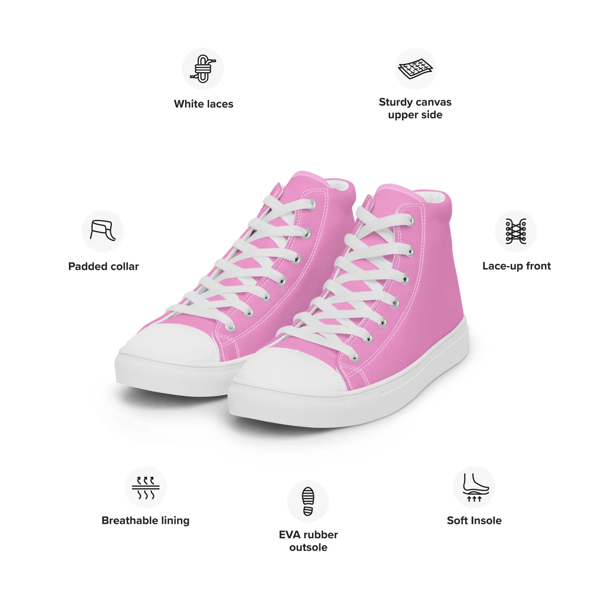 Women’s Pink High Top Shoes